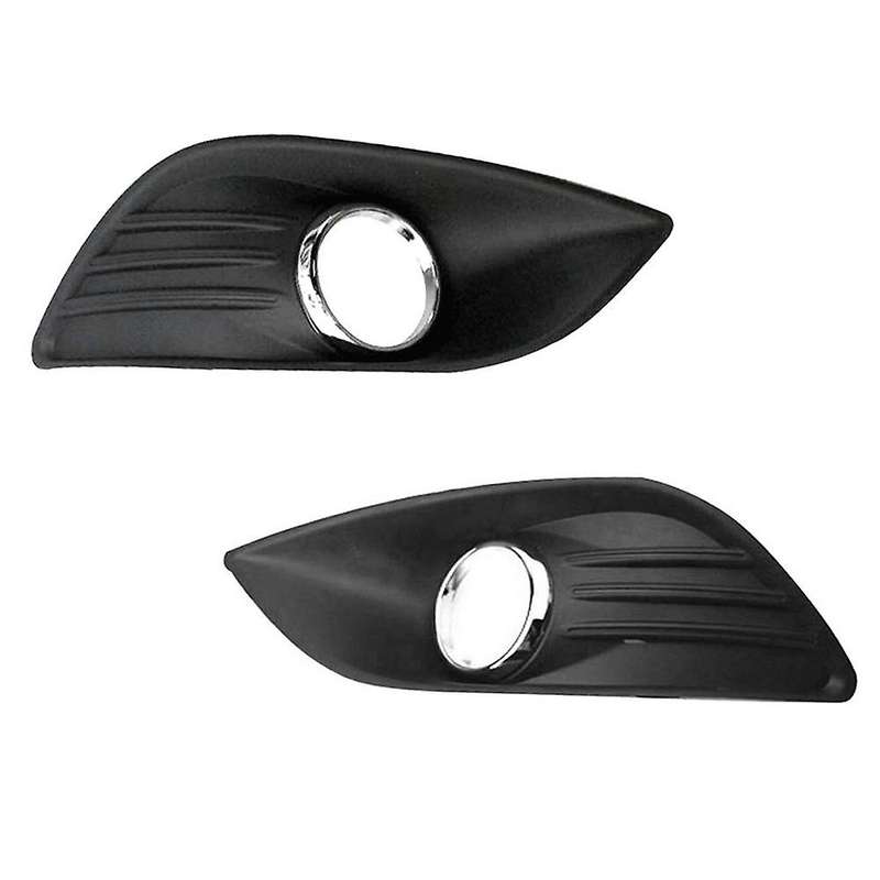 LED Fog Light Headlight Chrome Fog Lamp Cover Grill Bezel Switch Foglights Assembly for Focus MK2 20