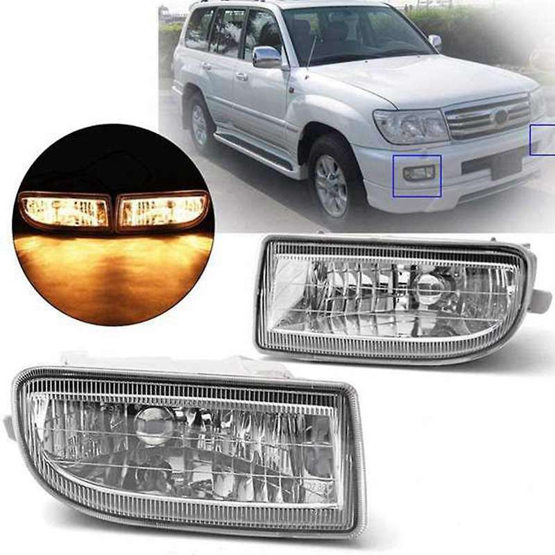 LED Fog Light Headlight for Land Cruiser 100 LC100 1998-2007 Fog Bumper Foglights Driving Lamp