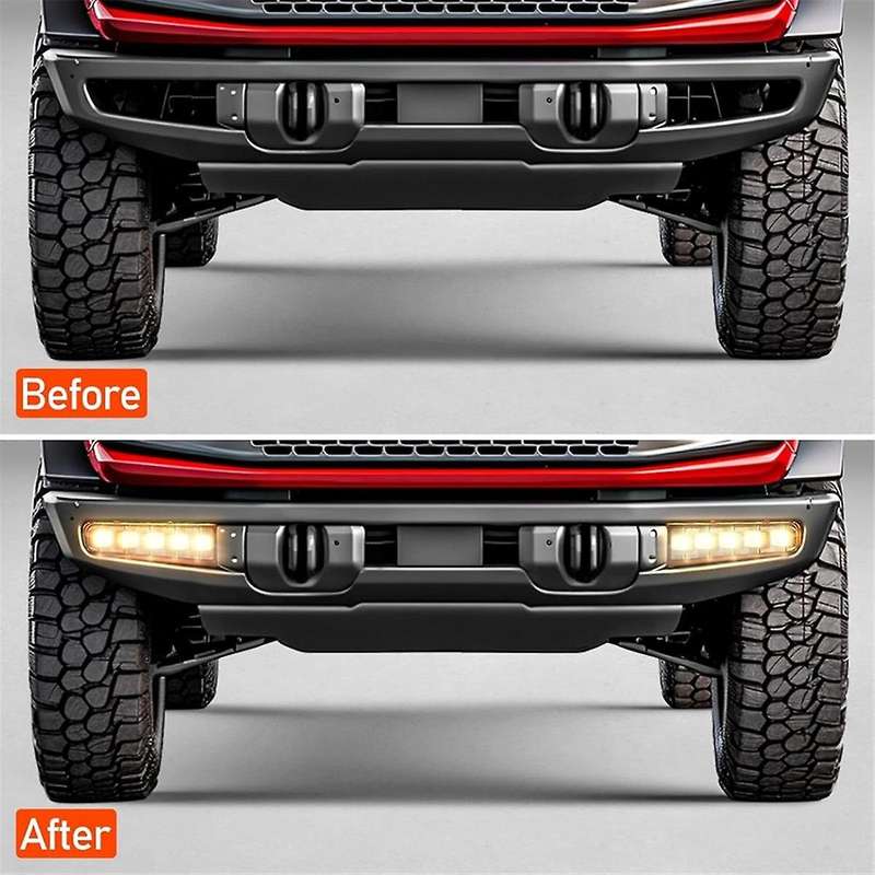Led Fog Lights Assembly for 2021-2023 2/4-door, Bumper Fog Lights Daytime Running Lights Accessorie