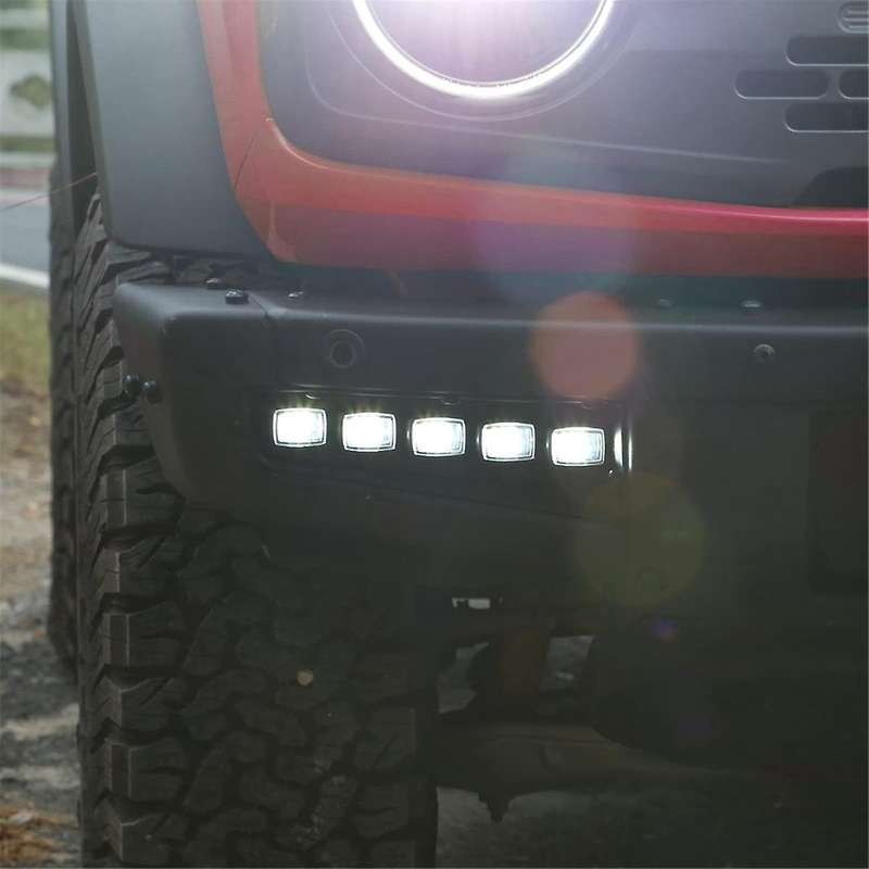 Led Fog Lights Assembly for 2021-2023 2/4-door, Bumper Fog Lights Daytime Running Lights Accessorie