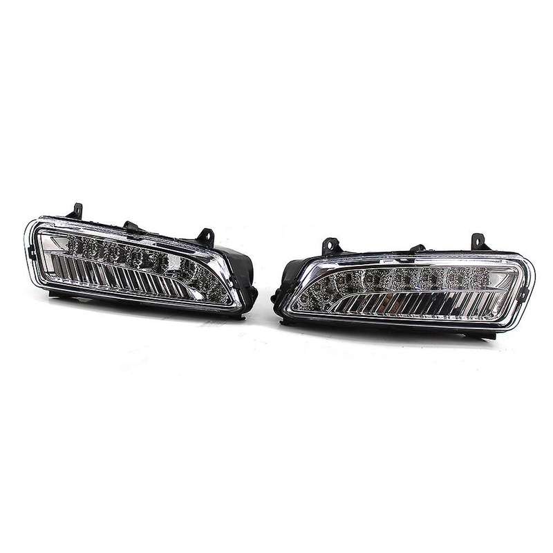LED Front Fog Light Fog Lamp Grille Cover Grill Assembly for- 6R Hatchback 2011-2013 6RD941699 Car A