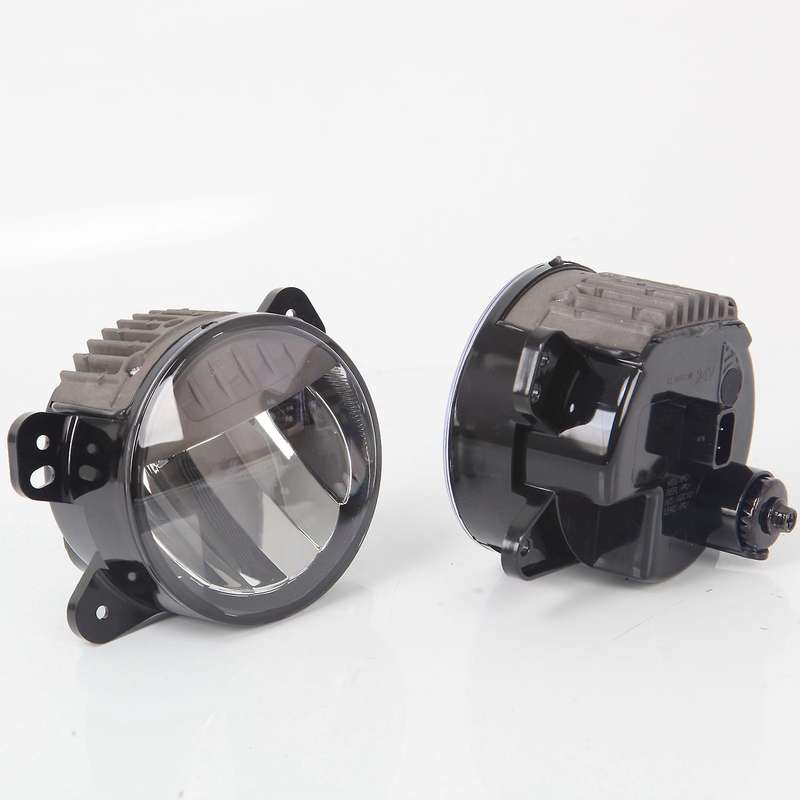 LED Fog Lights DRL Running Lights for Wrangler JL 2018 2019 2020 with Plastic Bumper Relector LED Fo