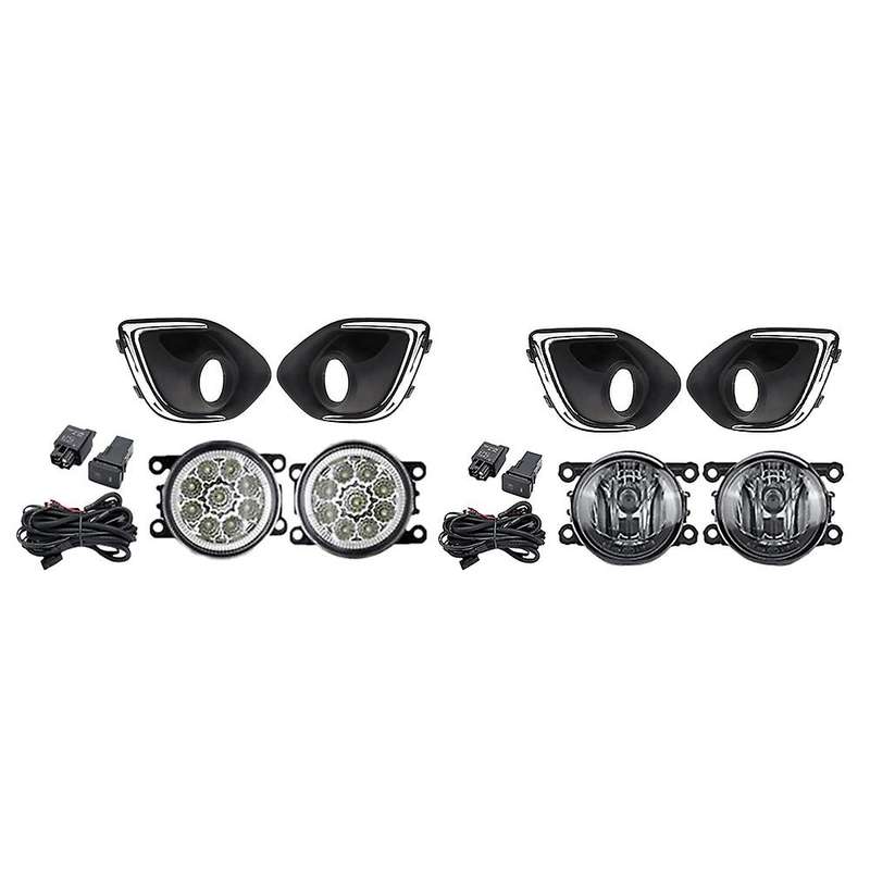 LED Fog Lights Headlight for ASX Sport 2013-2015 Foglight Grilles Harness Switch Kit