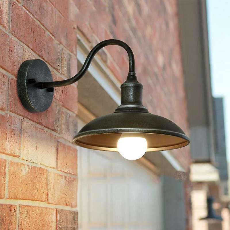 LED Gooseneck Barn Light Outdoor Wall Lamp Front Porch Farmhouse Fixture Creative Garden Lights for