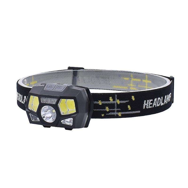 Led head light lamp Motion Sensor Ultra Bright Hard Hat Head Light Usb Rechargeable Waterproof Flash