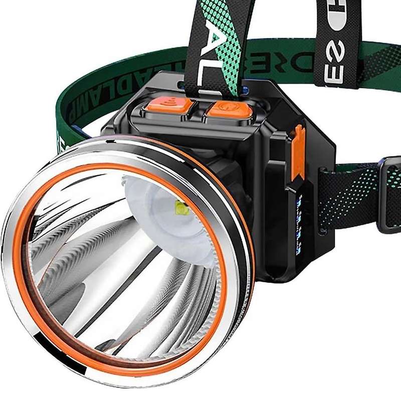 LED Head Light Lamp Super Bright Adult USB Headlight Spotlight Waterproof Outdoor Light Flashlight