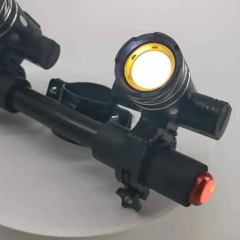 LED Headlight for M365/1S/PRO/ Electric Scooter Zoomable 1200MAh Battery USB Rechargeable 150LM LED