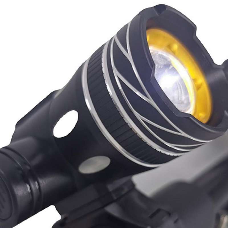 LED Headlight for M365/1S/PRO/ Electric Scooter Zoomable 1200MAh Battery USB Rechargeable 150LM LED