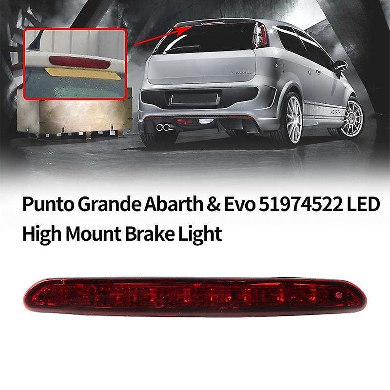 LED High Mount Brake Light Third Rear Roof Light 3Rd Brake Light for Punto Grande & 51974522