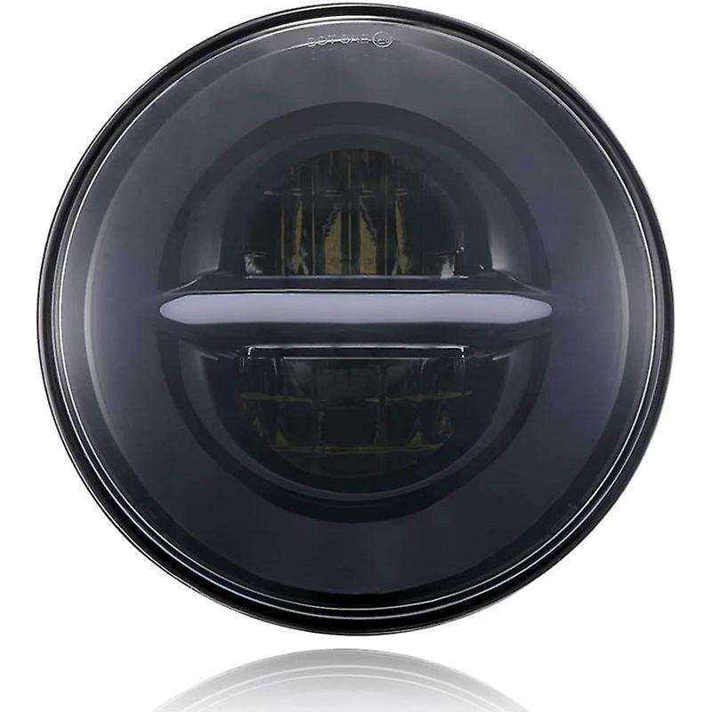 LED Headlight with Halo DRL Bulb Kit Motorcycle Headlight Suitable for Locomotive Modified Headlight