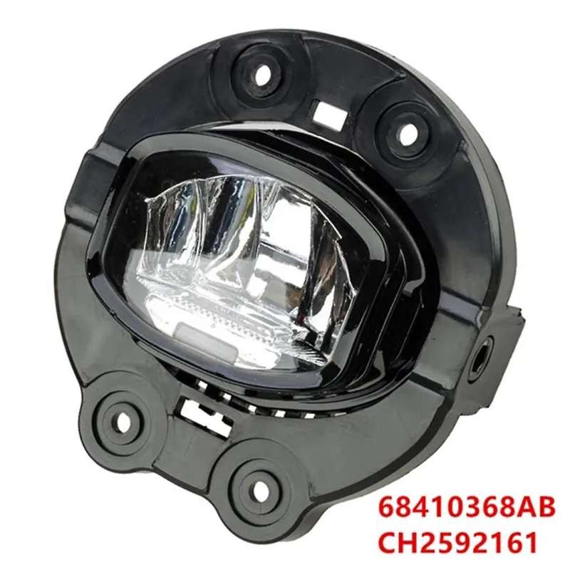 LED Headlights 68466265AA 68410368AA for 2019-2023 Front Bumper Fog Lamp Driving Lamp