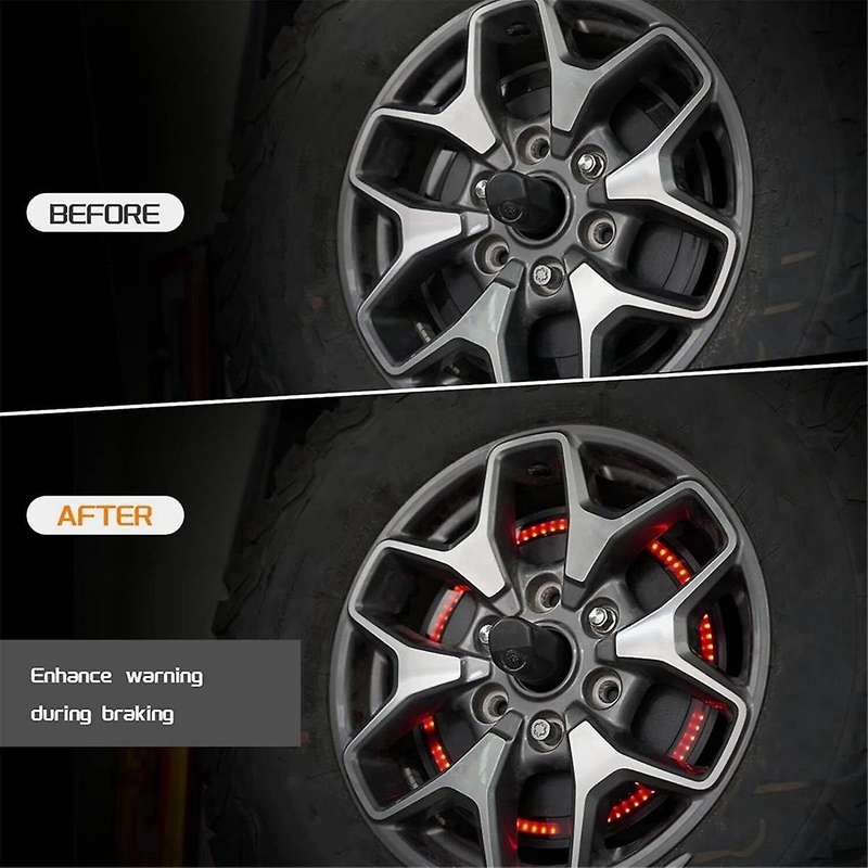 LED High Mount Stop Light and Rear Spare Wheel Brake Light for 2/4D 2021-2023