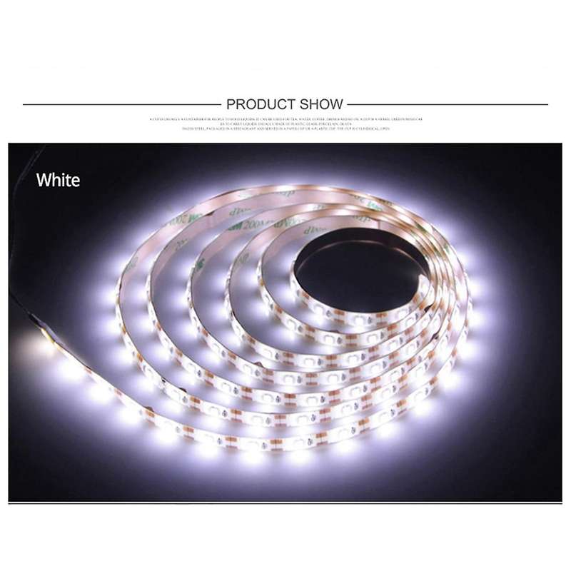 LED Ice Strip Light for Kitchen with Switch Warm White Waterproof 2M