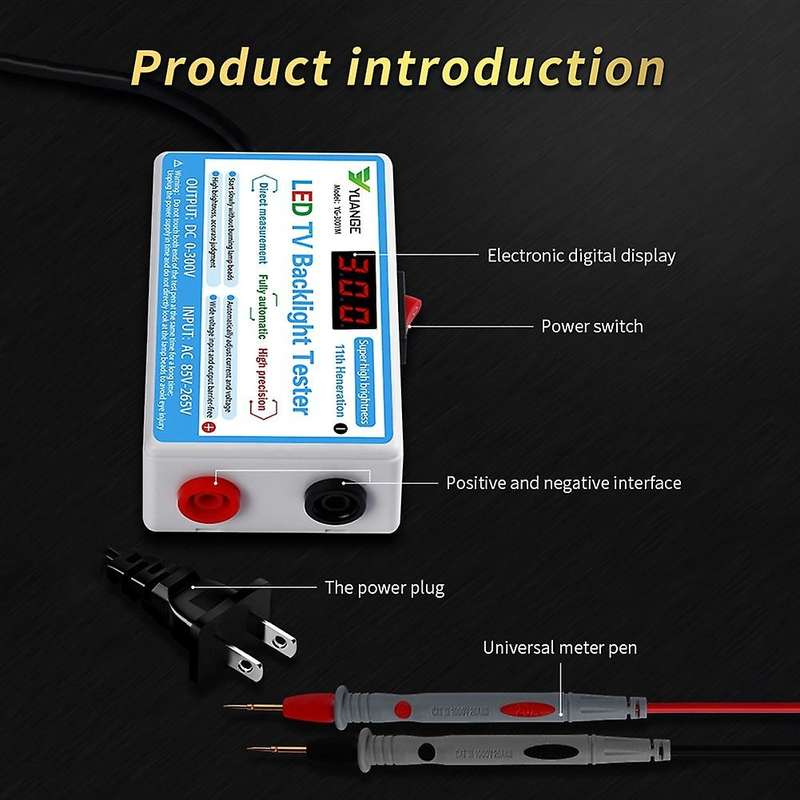 LED Lamp and TV Backlight Tester Multipurpose LED Strips Beads Test Tool Measurement Instruments New