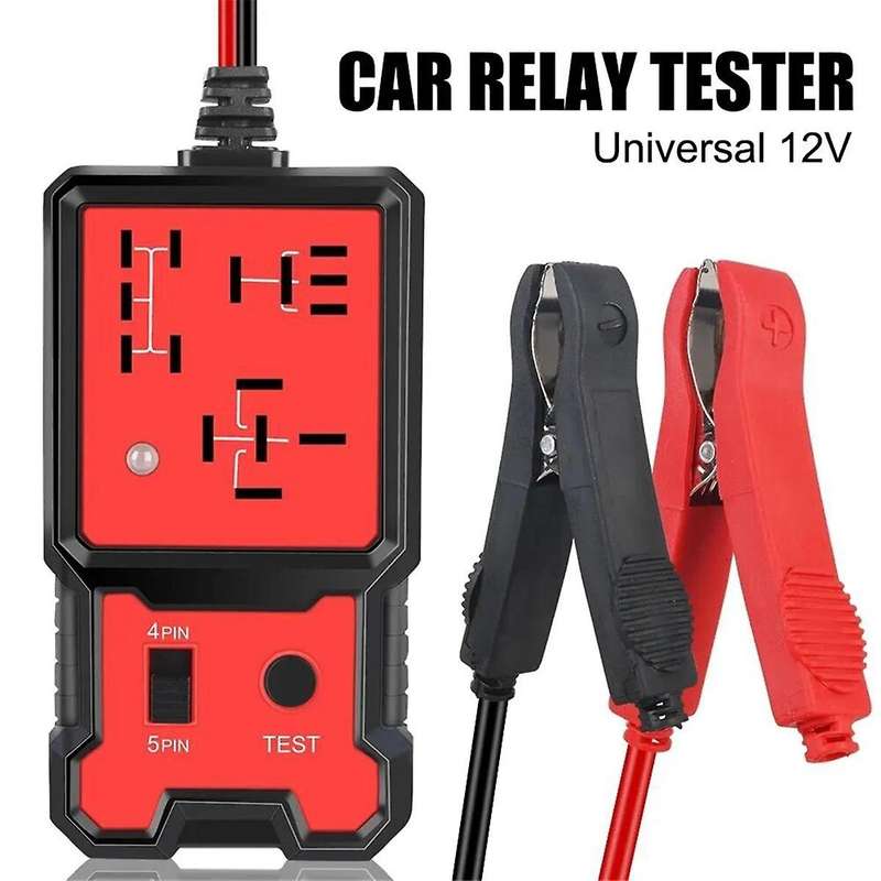 LED Indicator Light Car Battery Checker Electronic Test Car Relay Tester Diagnostic Tool Accessories