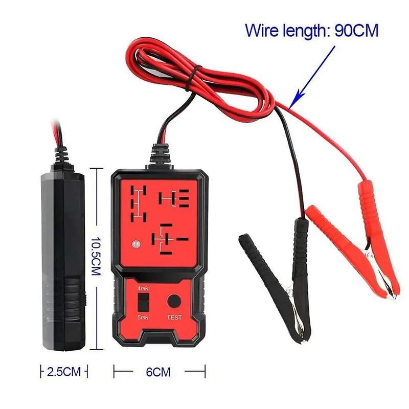 LED Indicator Light Car Battery Checker Electronic Test Car Relay Tester Diagnostic Tool Accessories