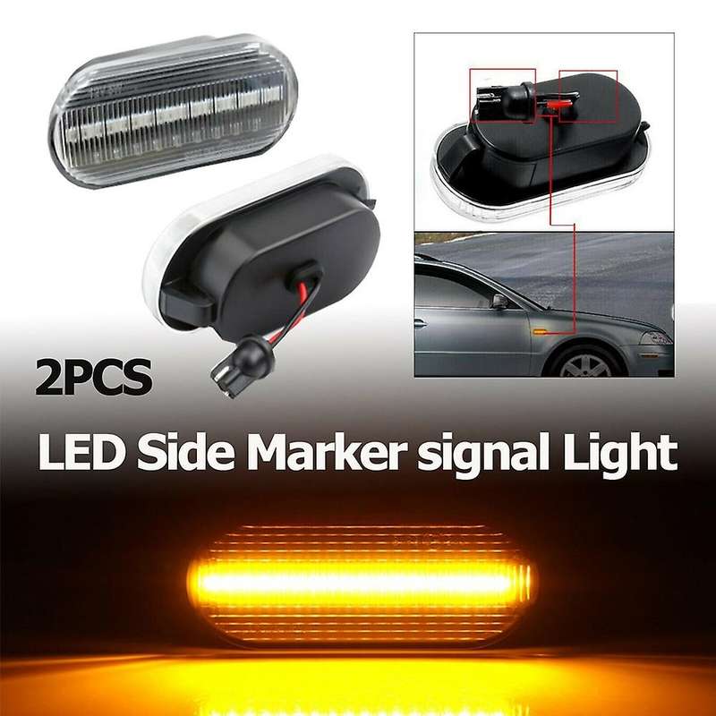 LED Indicators Lights Side Marker Turn Signal Lamps Repeaters for T5 T5.1