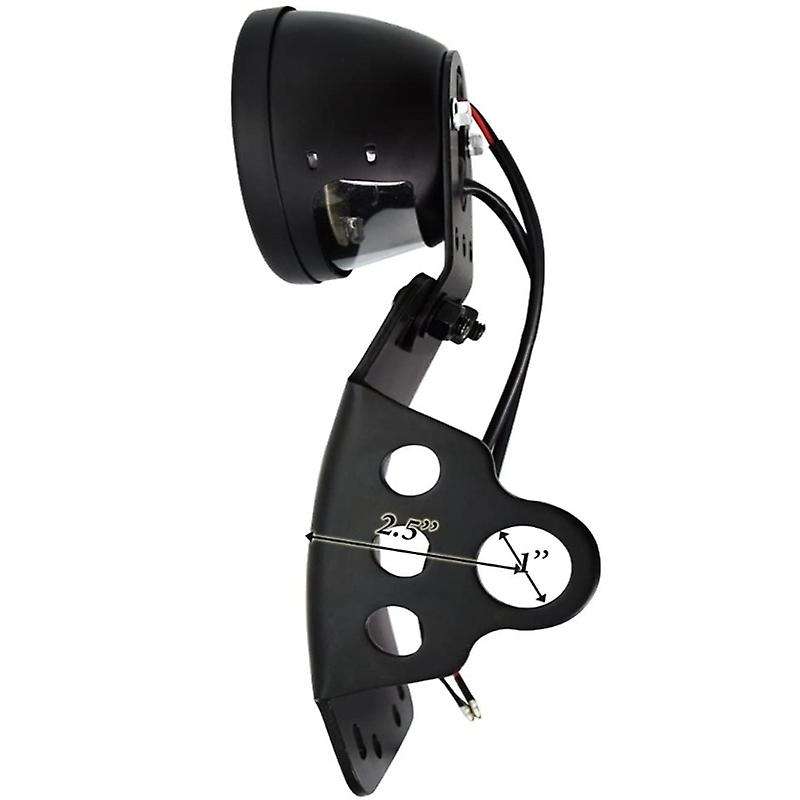 LED License Plate Brake Light Tail Light Curved Bracket for Choppers