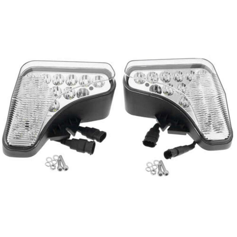 LED Left & Right Headlight Kit for Skid Steer Loader S550 S570 S590 S595 7251340 7251341 7138040 71