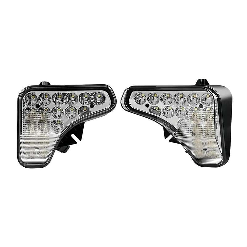 LED Left & Right Headlight Kit for Skid Steer Loader S550 S570 S590 S595 7251340 7251341 7138040 71