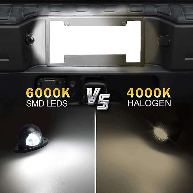 Led License Plate Light Assembly Replacement for 1994-2001 Ram 1500 2500 3500 Truck