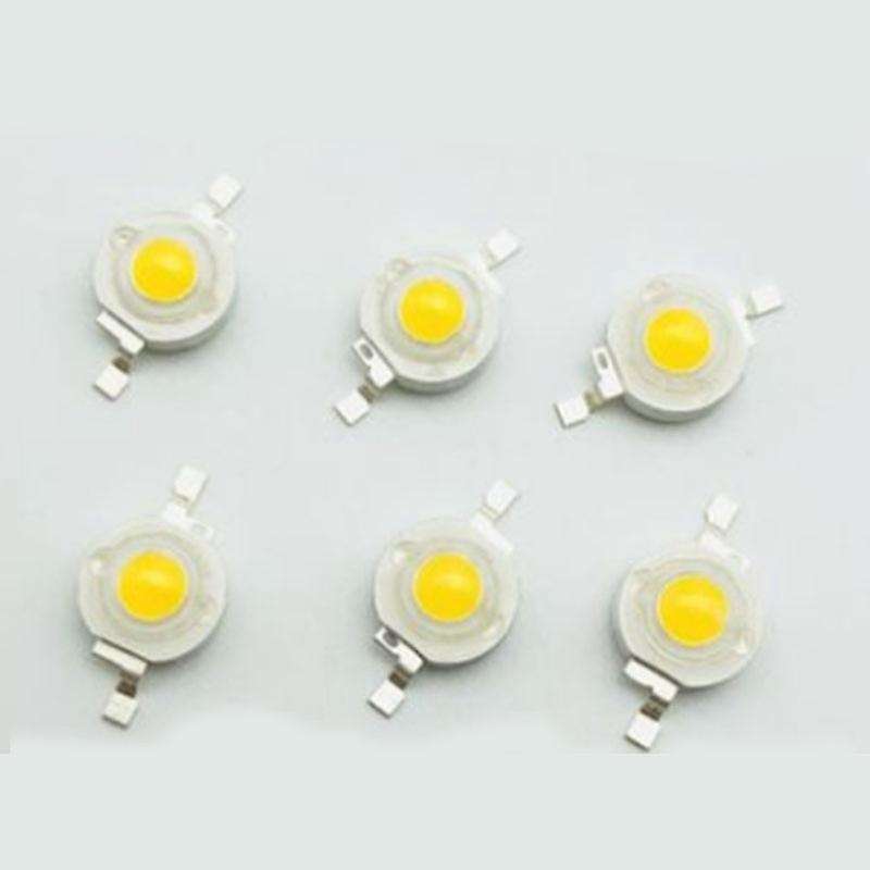 Led Light 120pcs 1 W Led White Lamp Beads 6000k Light Emitter Components Diode Lamp Beads Diy Light
