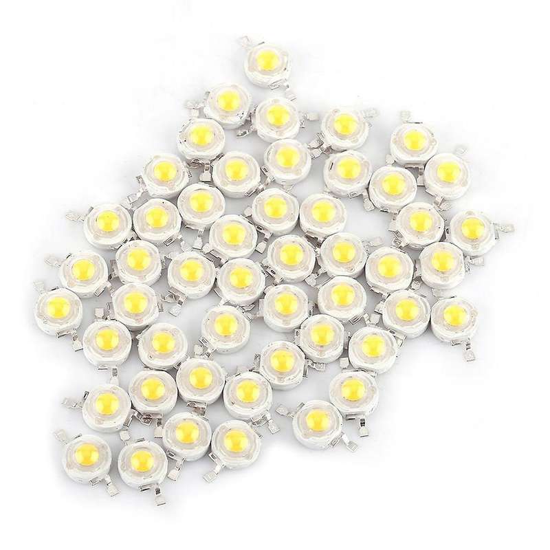 Led Light 120pcs 1 W Led White Lamp Beads 6000k Light Emitter Components Diode Lamp Beads Diy Light