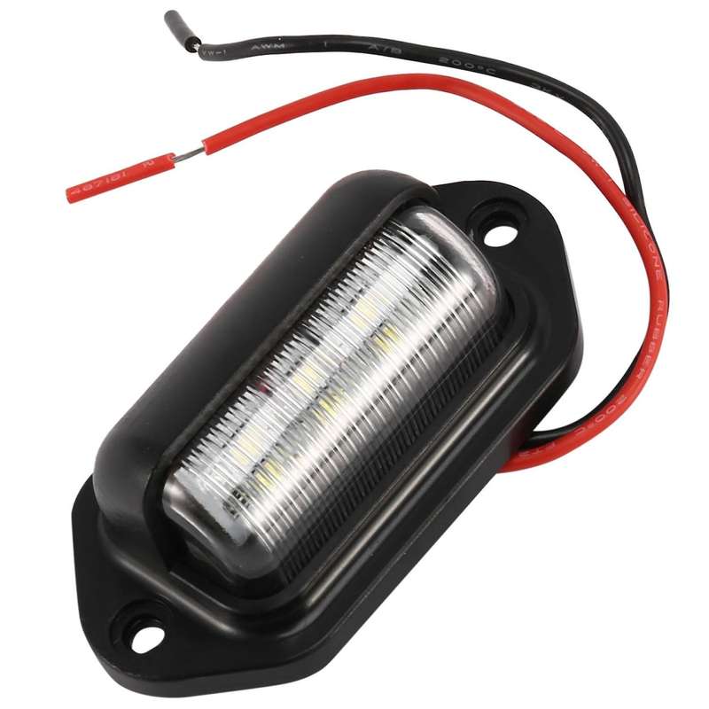 LED License Plate Light Waterproof License Plate Tail Light Compatible Trailers, RV, Trucks, Boats