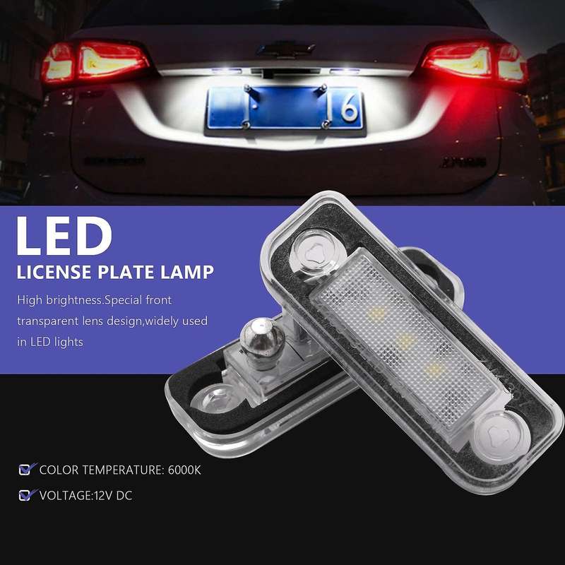 Led License Plate Light Lamp Error Free for W203 5d W211 R171 W219
