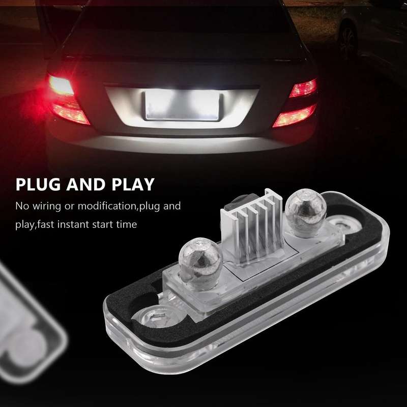 Led License Plate Light Lamp Error Free for W203 5d W211 R171 W219
