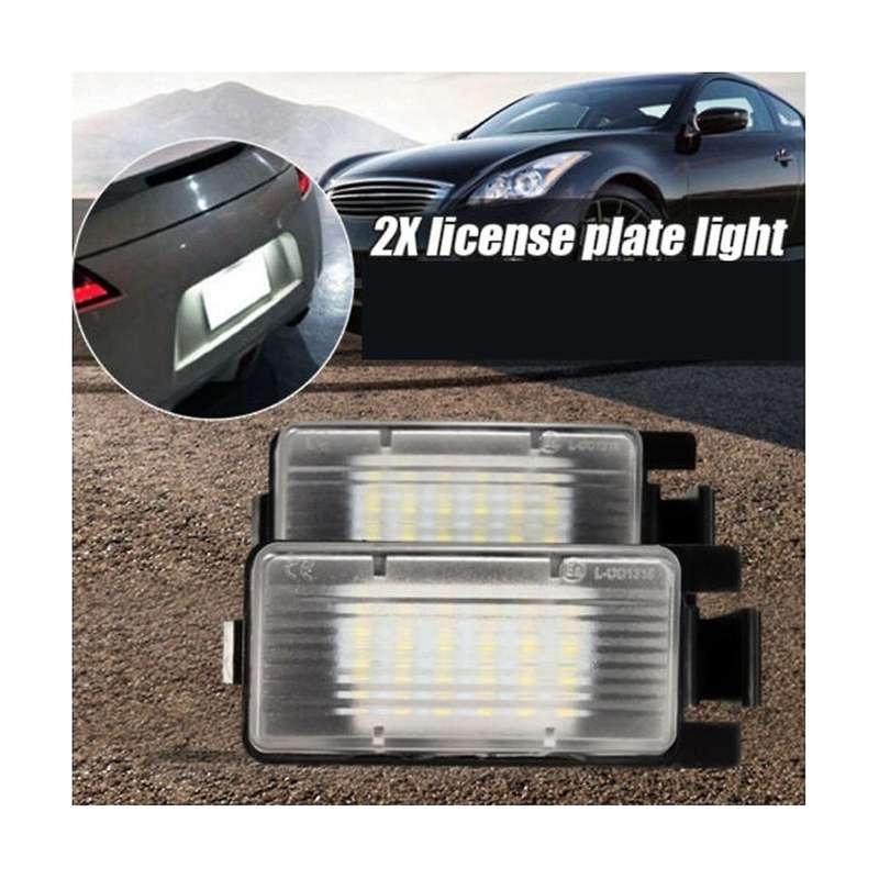LED License Plate Light License Plate Light License Plate Light Assembly Car for 350Z 370Z G35 G37