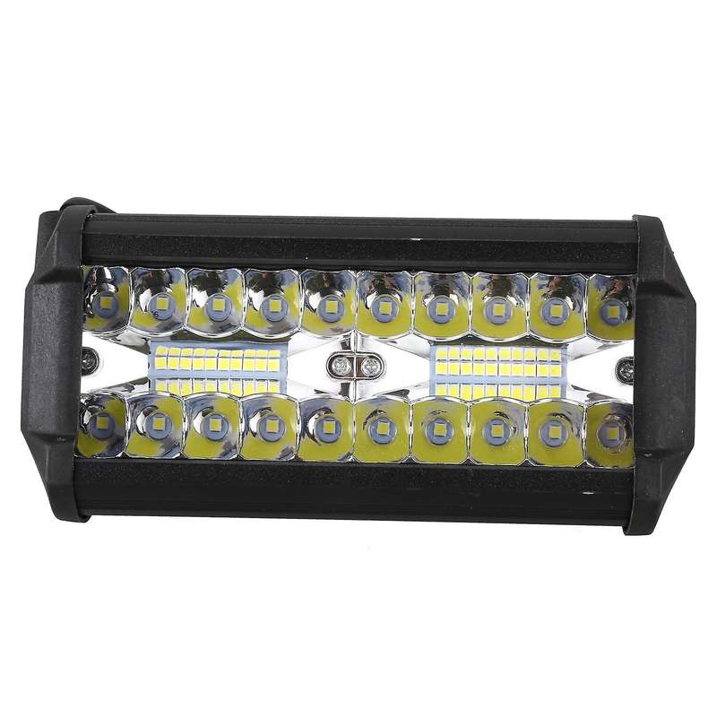 Led Light Bar 7 Inch 240W 24,000Lm Off Road Lights Pods Spot Flood Combo Triple Row Driving Fog Ligh