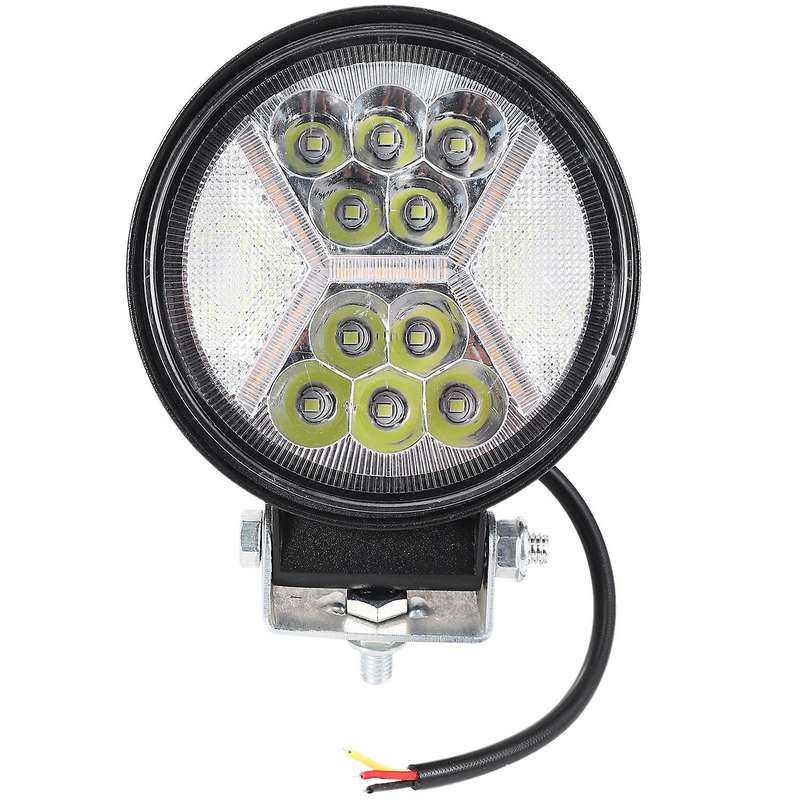 Led Light Bar,Waterproof 4 Inch 117W 6000K Round Floodlight and Spotlight Pod Off Road Fog Driving R