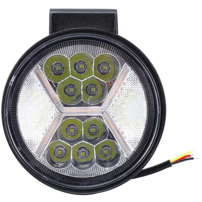 Led Light Bar,Waterproof 4 Inch 117W 6000K Round Floodlight and Spotlight Pod Off Road Fog Driving R