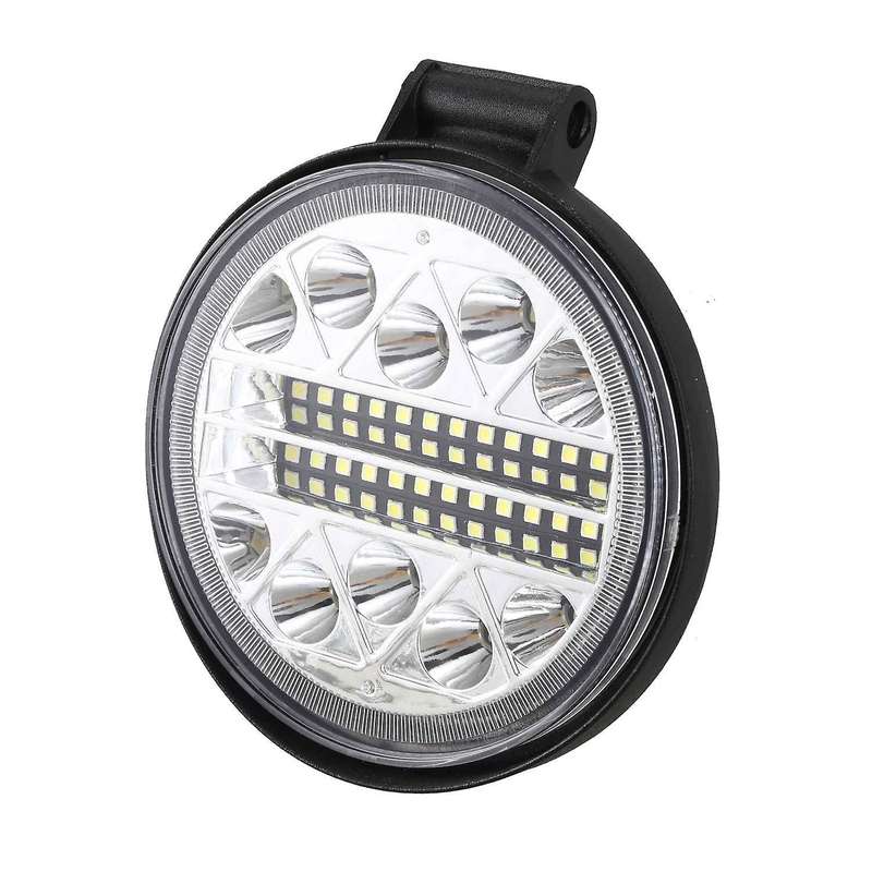 Led Light Bar,Waterproof 4 inch 102W 6000K Round Floodlight and Spotlight Pod Off Road Fog Driving R