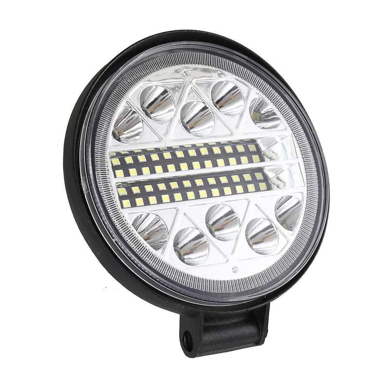 Led Light Bar,Waterproof 4 inch 102W 6000K Round Floodlight and Spotlight Pod Off Road Fog Driving R