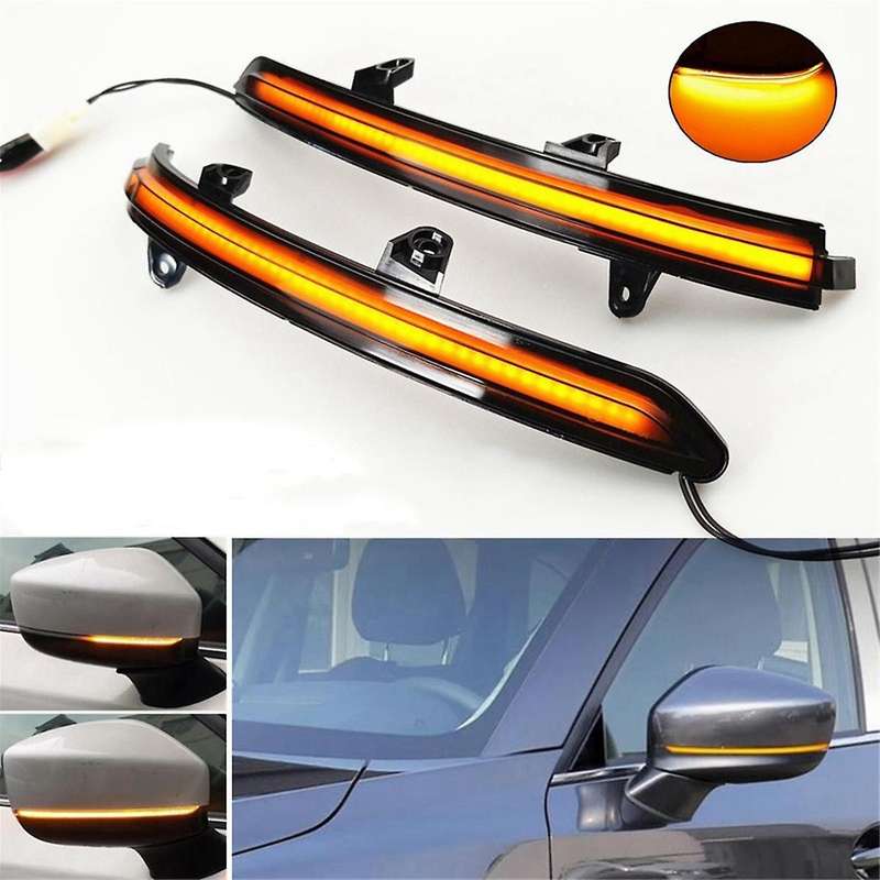 LED Light Dynamic Turn Signal Side Rearview Mirror Blinker Light KB7W-69-122 TK48-69-182A for -5 -8