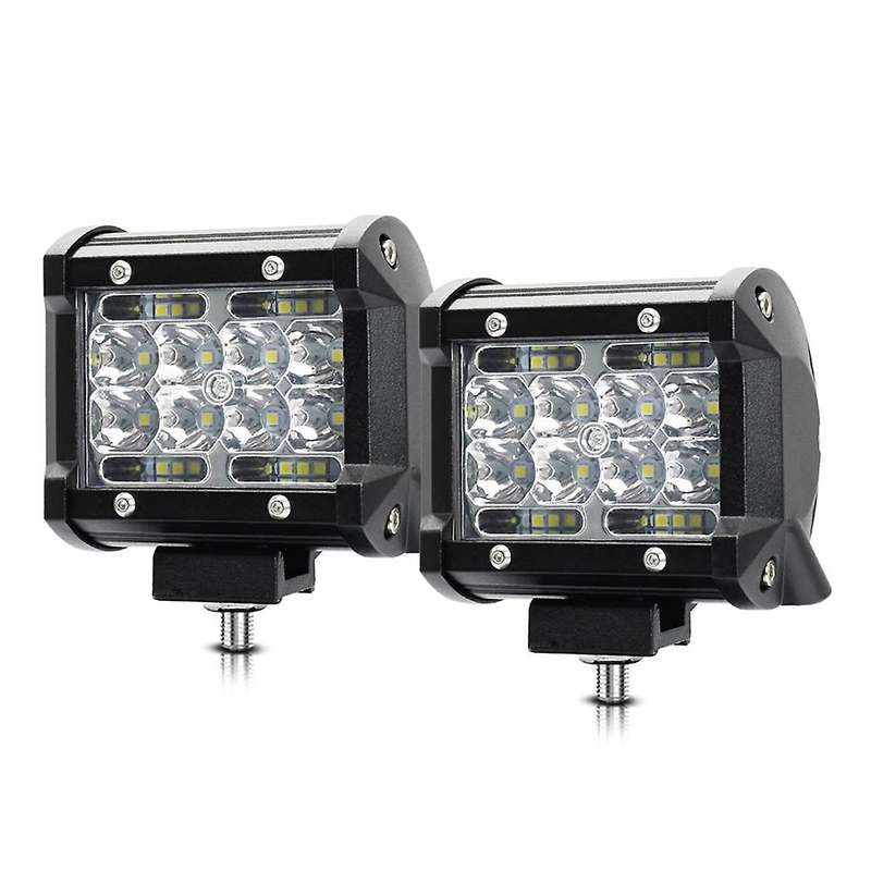 LED Light Bar, LED Light Pods 4 Inch 60W 6000Lm LED Truck Work Lights Spot Lights LED Pods for Boat