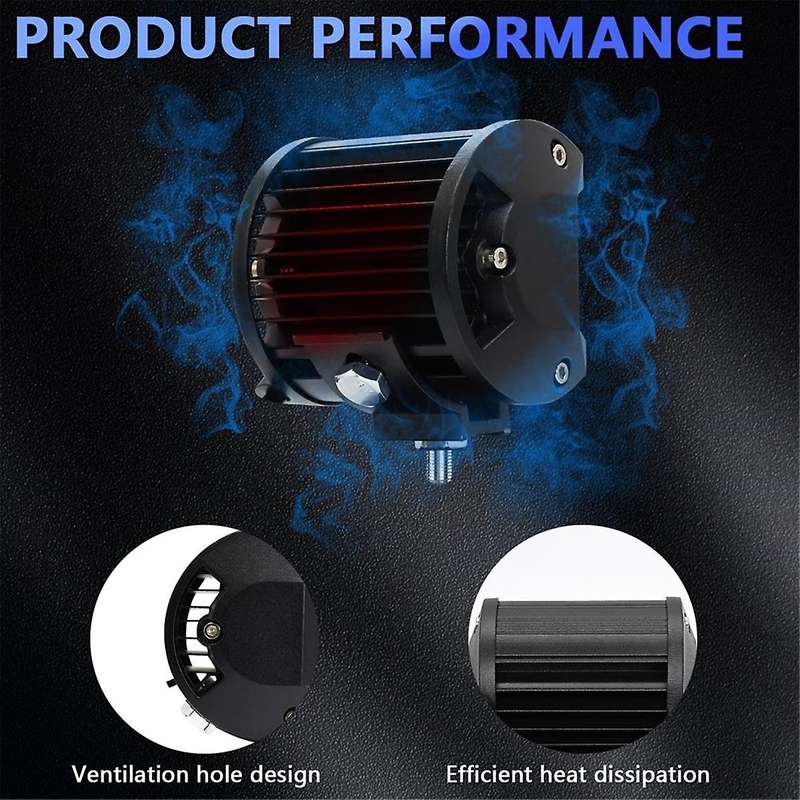 LED Light Bar, LED Light Pods 4 Inch 60W 6000Lm LED Truck Work Lights Spot Lights LED Pods for Boat
