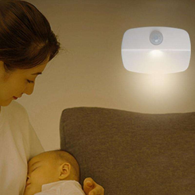 LED Light Night Lamp Under Cabinet Closet Wardrobe Bedroom Kitchen Stairs Lighting LED Puck Lights