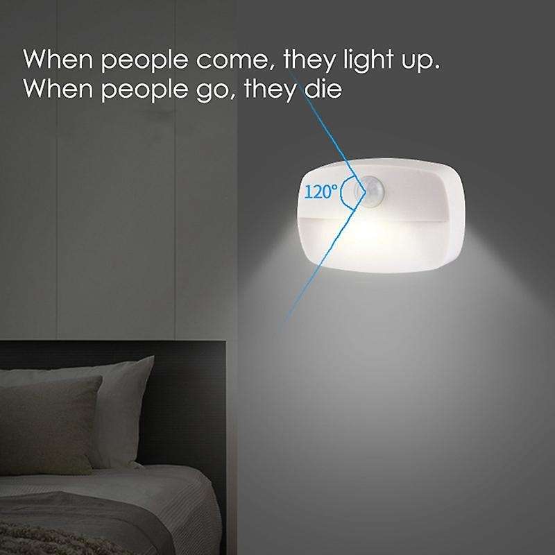 LED Light Night Lamp Under Cabinet Closet Wardrobe Bedroom Kitchen Stairs Lighting LED Puck Lights