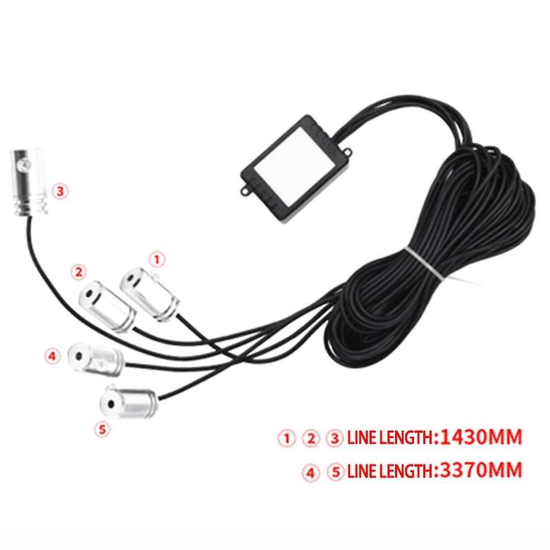 LED Light Guide Atmosphere Lamp Colorful Light Decorative Lamp APP Control RGB Mode Colorful Interio