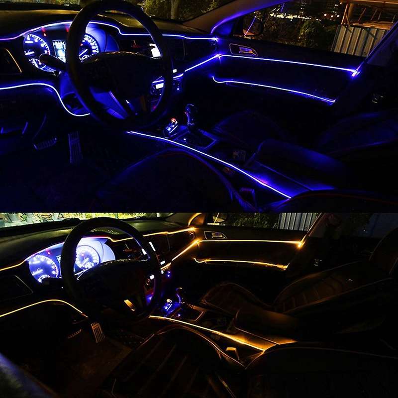 LED Light Guide Atmosphere Lamp Colorful Light Decorative Lamp APP Control RGB Mode Colorful Interio