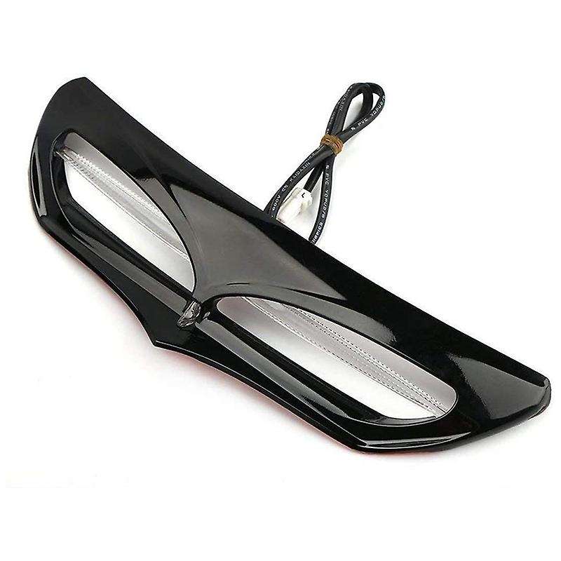 LED Lighted Fairing Intake Trim Vent Accent Replacement for Glide 2014-2017 (Black)