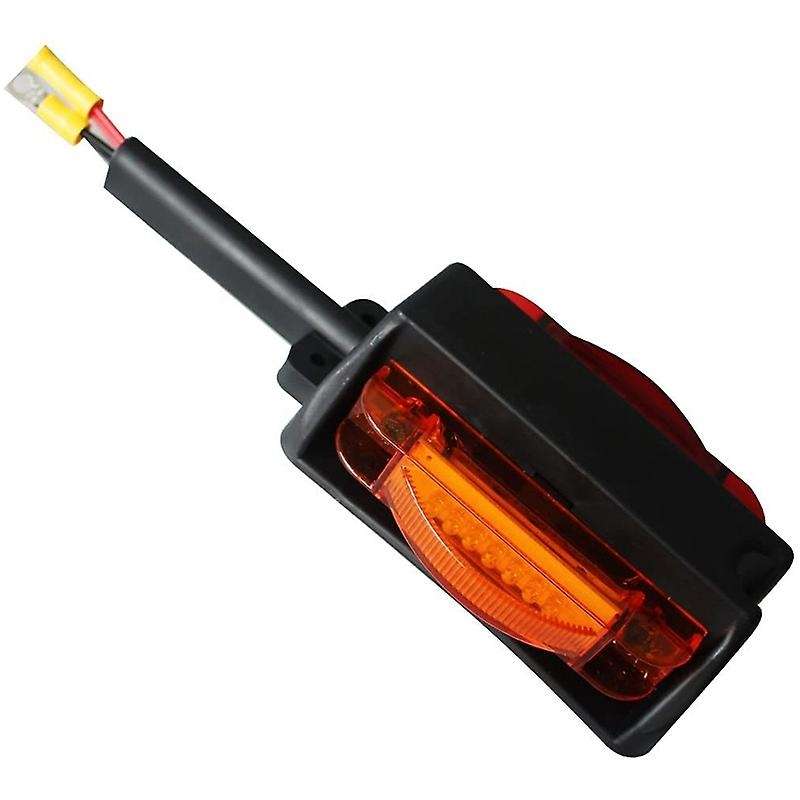 LED Marker Trailer Lights Set - Dual Face LED Clearance Lights for Truck Red and 7