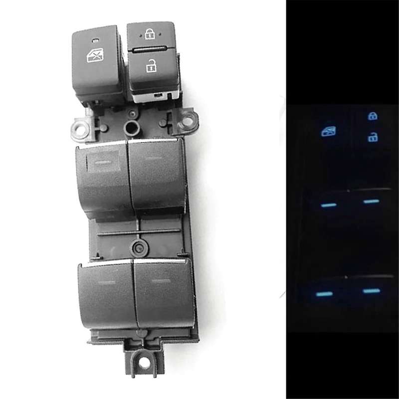 Led Master Window Lifter Switch Button for 4 2018-2023