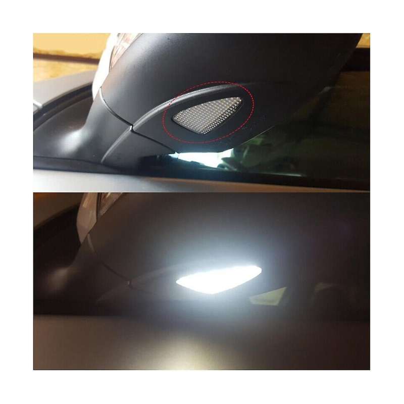 Led Mirror Light Ground Light Rearview Mirror Light Welcome Light Car Accessories for Golf 6 Mk6