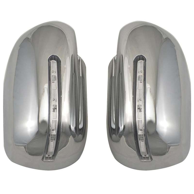 LED Mirror Cover Reversing Mirror Decorative Cover Sequins 2Pcs for VITARA 2008-2012