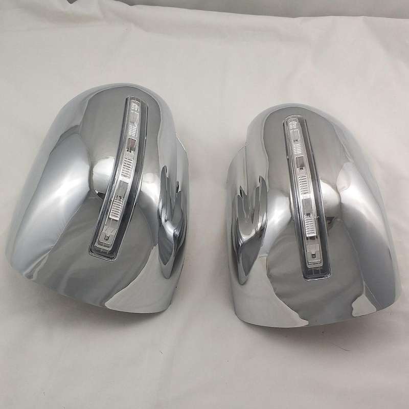 LED Mirror Cover Reversing Mirror Decorative Cover Sequins 2Pcs for VITARA 2008-2012