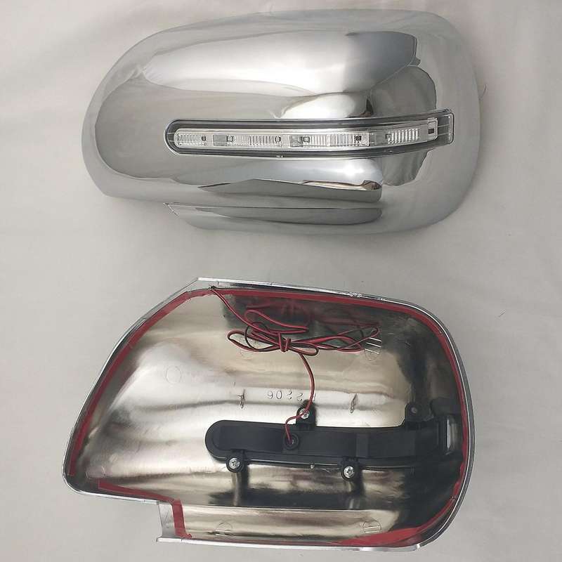 LED Mirror Cover Reversing Mirror Decorative Cover Sequins 2Pcs for VITARA 2008-2012